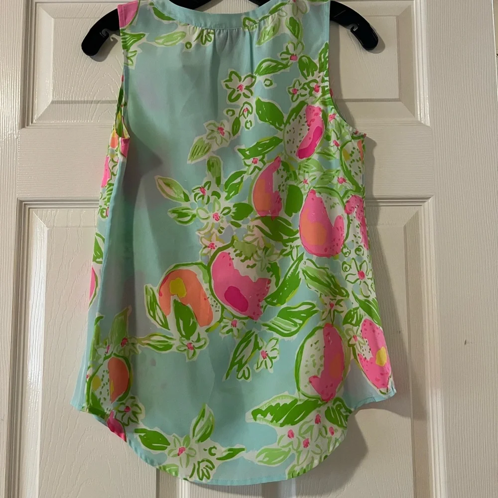 Lilly Pulitzer Silk Tank - Picture 2 of 3